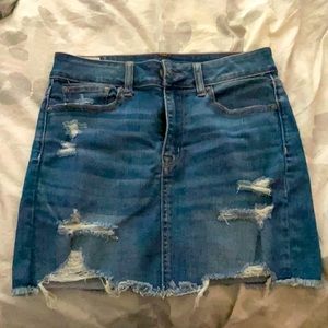 Jeans mini cute skirt